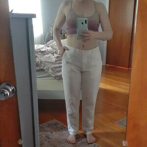 GAP Women’s White Linen Pants / Fits Size 6 to 8 Petite